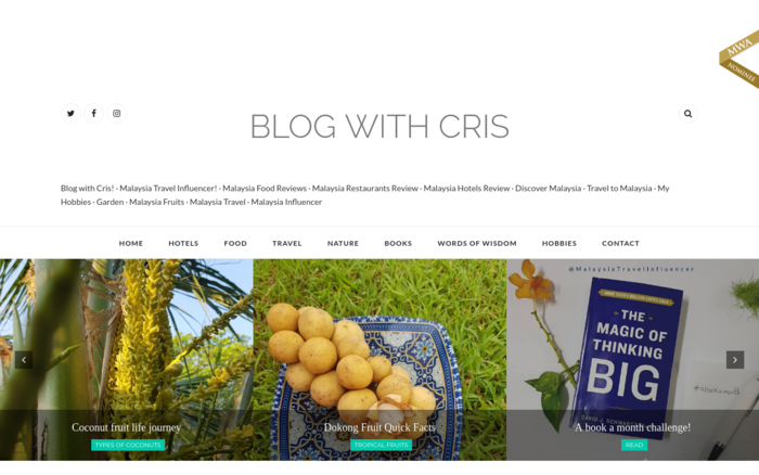 Blog with Cris!